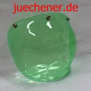 bubble_visier_gruen_001.jpg Bubble Visier Bubblevisor grün für Jethelm Vintage Oldschool
