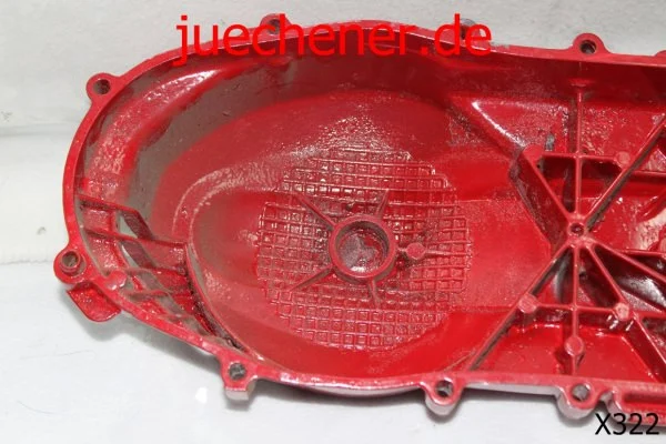 Piaggio Hexagon 125 EXS 150 EXV Variodeckel rot Pulverbeschichtet