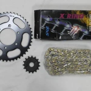 Kawasaki ZXR400 Kettensatz 520XR 110GL Kettr.45Z Ritzel 15Z