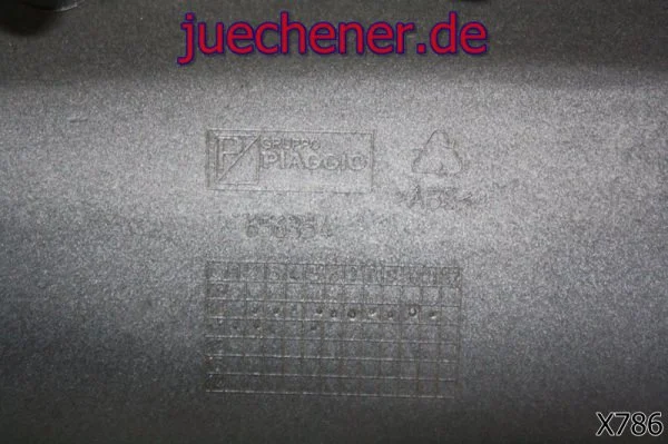 Piaggio Beverly 350 Seitenteil Rechts silber matt rechte Seitenverkleidung Heckverkleidung
