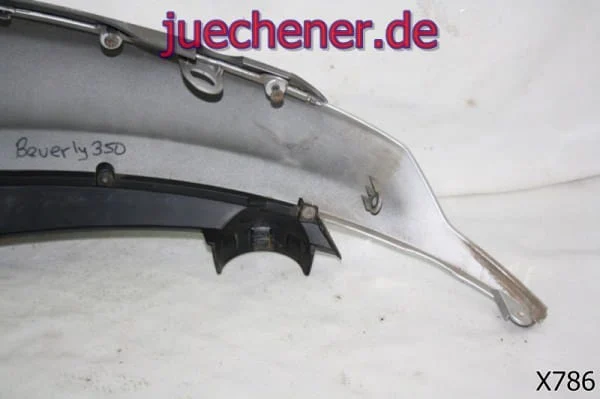 Piaggio Beverly 350 Seitenteil Rechts silber matt rechte Seitenverkleidung Heckverkleidung