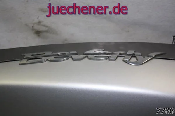 Piaggio Beverly 350 Seitenteil Rechts silber matt rechte Seitenverkleidung Heckverkleidung