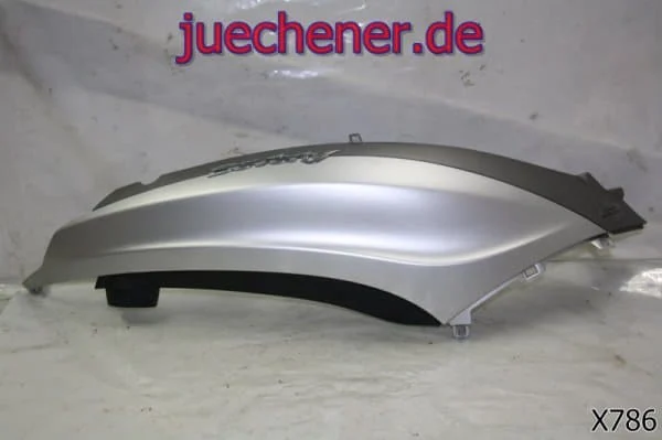 Piaggio Beverly 350 Seitenteil Rechts silber matt rechte Seitenverkleidung Heckverkleidung