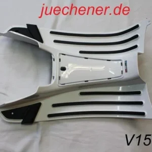 Vespa LX LXV Fussraumverkleidung Weiss Lackiert