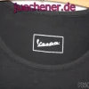 vespadament-shirtschwarz4.jpg Original Vespa Damen T-SHIRT Reflex schwarz Größe M